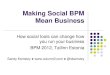Making Social BPM Mean Business - BPM 2012, Tallinn