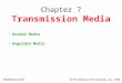 Transmission Media in Data Communication DC13