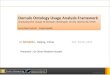 Domain Ontology Usage Analysis Framework (OUSAF)