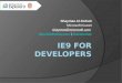 IE9 for developers