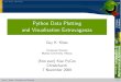 Python Data Plotting and Visualisation Extravaganza