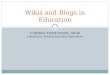 Wikis Blogs COE