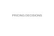 Pricing decisions 19-11-13