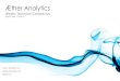 Aether Analytics Technical Conspectus May 2, 2014Edit