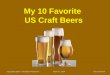 My 10 Favorite US Craft Beers