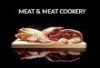 Meat & meat cookery
