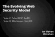 Evolving web security model v1.1 - Portland OWASP May 29 2014