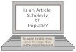 Scholarly popular audio2