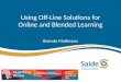 Offline solutions for online learning eLA 2014