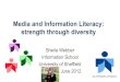 Media and Information Literacy: strength through diversity
