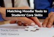 Tracey Collins - Matching Moodle Tools to Students Core Skills