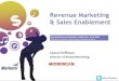 Revenue Marketing & Sales Enablement - my Marketo Revenue Rockstar Tour slides