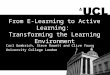 From E-Learning to Active Learning: Transforming the Learning Environment