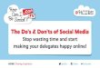 The Do's and Dont's of Social Media for Associations - Holland Association Symposium Maastricht