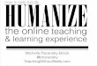Michelle Pacansky-Brock:  How to help online faculty humanize the online teaching and learning experience