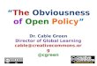 Workshop Barcelona: Open policy