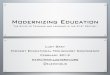 Modernizing Education - Administrator 2.0 Conference #sls13