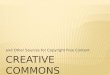 Creative Commons:  ITEC 2011
