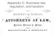 Business Law, regulation, and taxation, part 1
