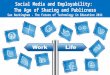 Social Media and Employability: The Age of Sharing and Publicness
