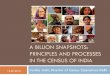 A Billion Snapshots: Principles and Processes in the Census of India