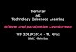 Seminar AK Technology Enhanced Learning WS 2013/2014 - Einheit 3