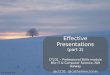 Effective Presentations - part 2