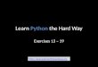 Learning Python - Week 2