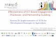 Effectiveness of ICT Based Engagement Processes and and Partnership building