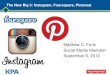 The New Big 3: Instagram, Foursquare, Pinterest