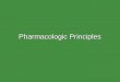 Pharmacological principles