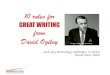 10 Rules for Great Writing from David Ogilvy