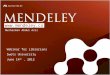 Mendeley - Introduction