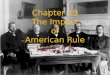 The impact of american rule