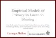 Empirical Models of Privacy in Location Sharing