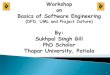 Workshop on Basics of Software Engineering (DFD, UML and Project Culture)