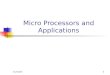 Microprocessor application (Introduction)
