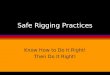 Safe Rigging Training