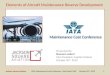 Elements Of Aircraft Maintenance Reserve Development   Iata Mcc