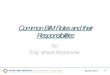 3rd Qatar BIM User Day - Commom BIM Roles and their Responsibilites