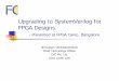 Upgrading to System Verilog for FPGA Designs, Srinivasan Venkataramanan, CVC