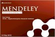 Mendeley training 2012