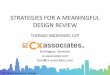 Strategies For A Meaningful Design Review by Tom Anderson