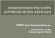 Connecting the dots between news articles