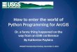 ArcGIS Python Programming (3Nov11)