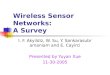Sensor networks a survey