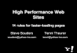 High performance web sites