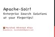 Apache Solr! Enterprise Search Solutions at your Fingertips!