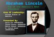 ABRAHAM LINCOLN_ONE OF THE GREAT LEADER OF USA