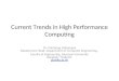 Current Trends in HPC